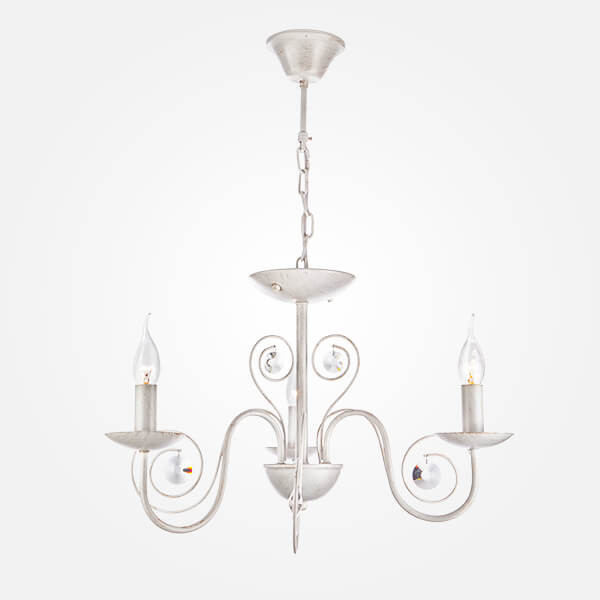 Подвесная люстра Eurosvet 60018/3 белый с золотом Подвесная люстра Eurosvet 60018/3 белый с золотом