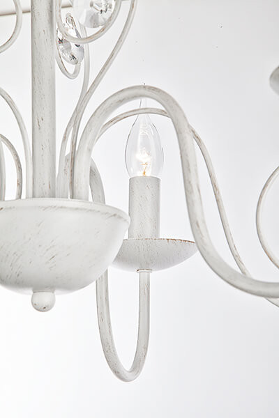 Подвесная люстра Eurosvet 60018/3 белый с золотом Подвесная люстра Eurosvet 60018/3 белый с золотом