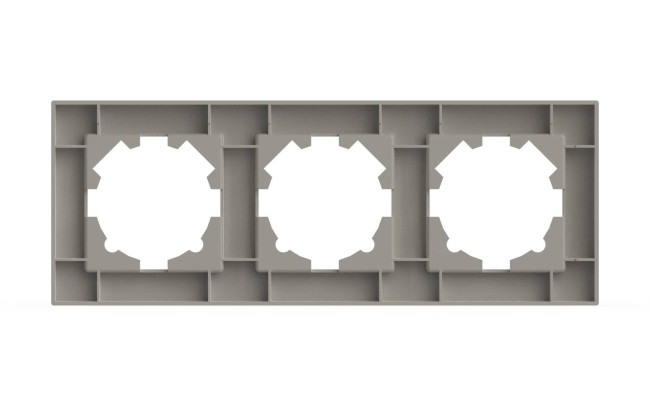 Рамка трехместная ELBI Vega 510-010200-227 Рамка трехместная ELBI Vega 510-010200-227
