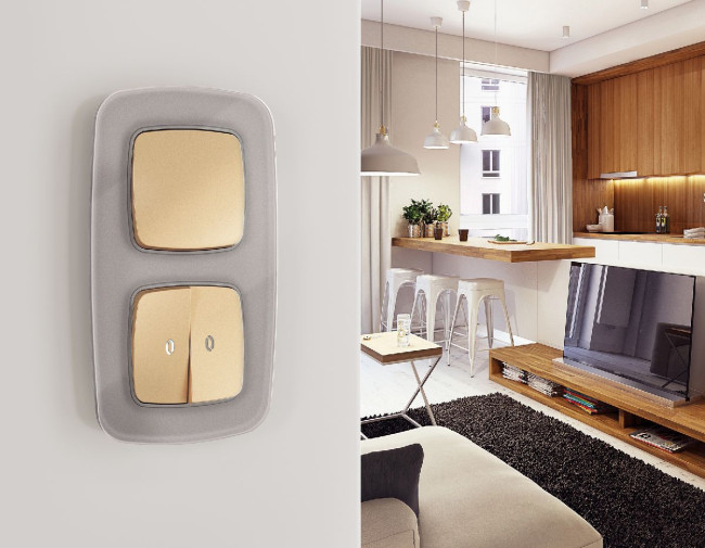 Рамка одноместная Ambrella Volt Radian OF320501 Рамка одноместная Ambrella Volt Radian OF320501