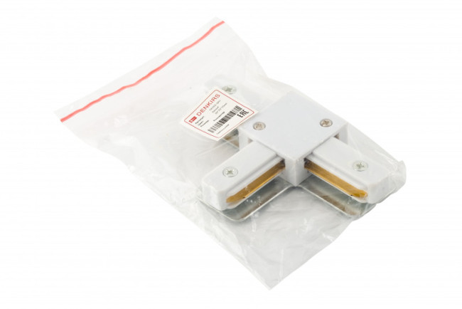 Коннектор T-образный Denkirs DK Track White TR1103-WH Коннектор T-образный Denkirs DK Track White TR1103-WH