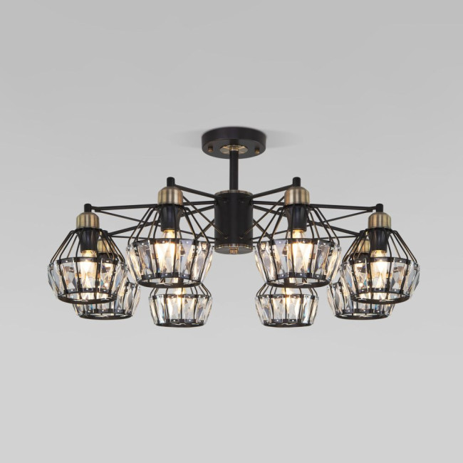 Потолочная люстра Eurosvet Lord 70075/8 черный