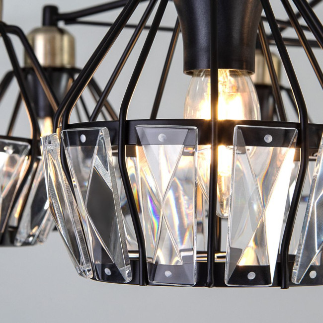 Потолочная люстра Eurosvet Lord 70075/8 черный