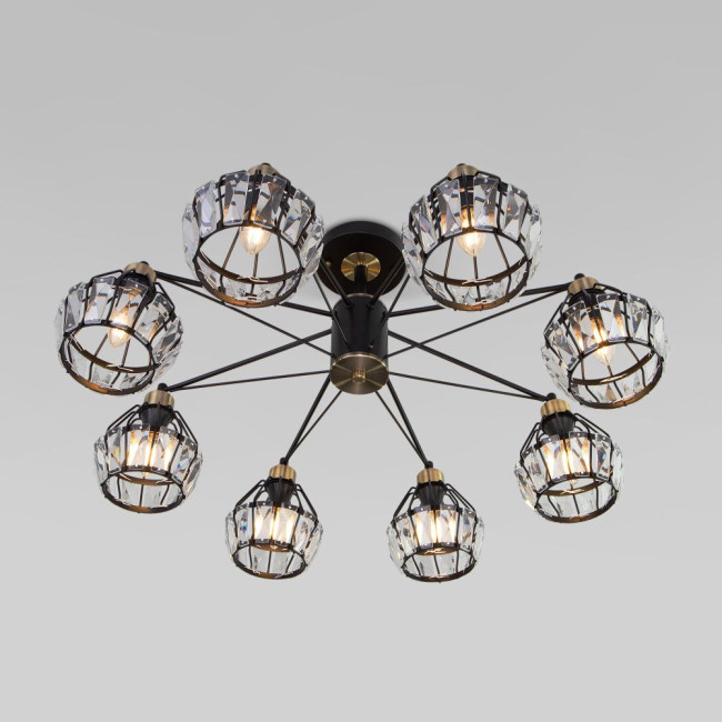 Потолочная люстра Eurosvet Lord 70075/8 черный