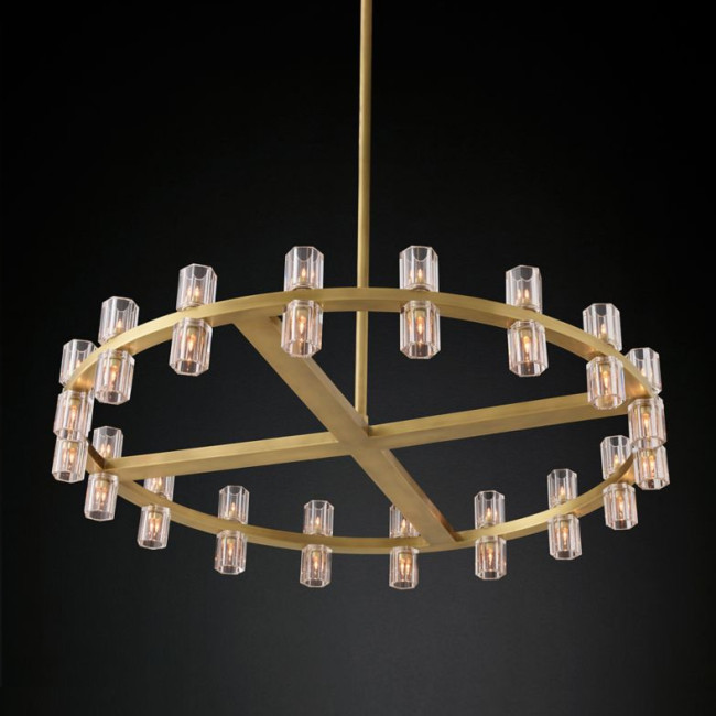 Люстра на штанге Delight Collection Arcachon KM1000P-36 brass