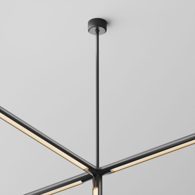 Подвес на жестком основании с потолочной чашей Maytoni Shelf CA030C-SL-L500-B Подвес на жестком основании с потолочной чашей Maytoni Shelf CA030C-SL-L500-B