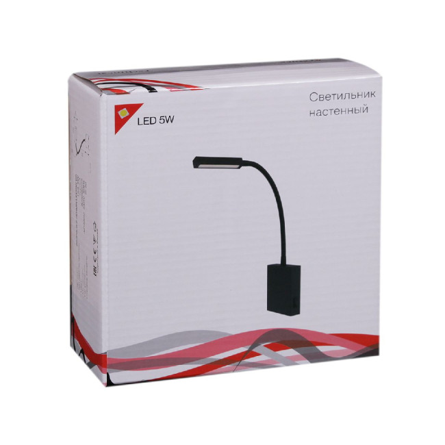 Гибкое бра Reluce 86205-9.2-001MN LED5W BK Гибкое бра Reluce 86205-9.2-001MN LED5W BK