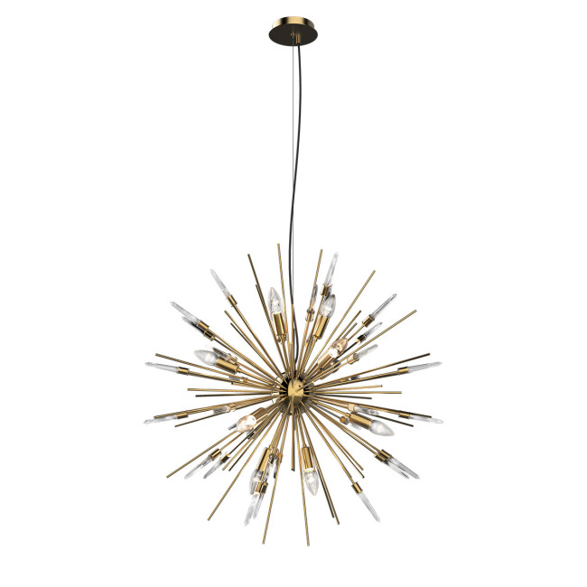 Подвесная люстра Delight Collection Boivin MD2094-12A gold/rock crystal Подвесная люстра Delight Collection Boivin MD2094-12A gold/rock crystal