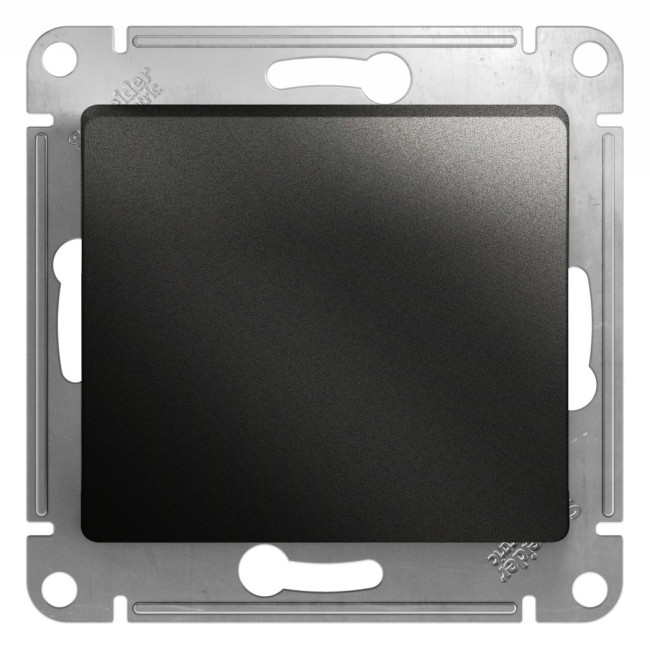 Кнопка нажимная сх.1, 10AX Systeme Electric Glossa Антрацит GSL000715 Кнопка нажимная сх.1, 10AX Systeme Electric Glossa Антрацит GSL000715