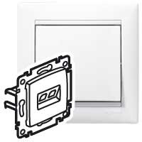 Розетка двойная RJ11+RJ45 Legrand Valena Classic 695339 Розетка двойная RJ11+RJ45 Legrand Valena Classic 695339