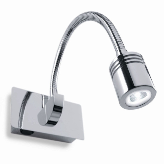 Светодиодный спот Ideal Lux Dynamo AP1 Cromo 031460 Светодиодный спот Ideal Lux Dynamo AP1 Cromo 031460