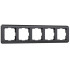 Рамка на 5 постов Werkel Stream графит W0052104 4690389162510