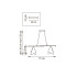 Подвесная люстра Lightstar Cone GW 757046