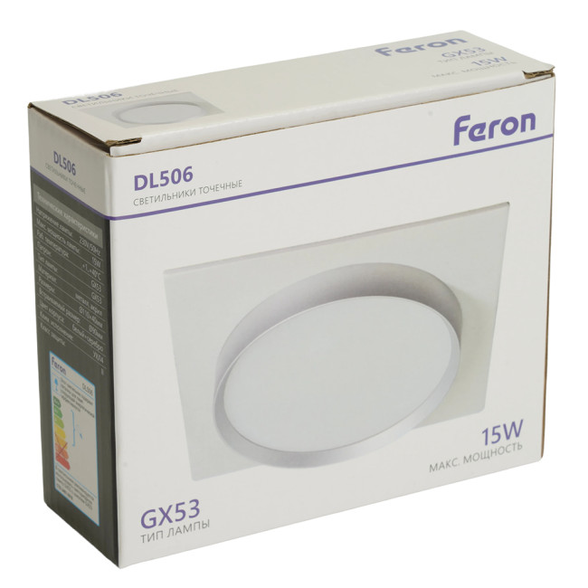 Встраиваемый светильник Feron DL506 51361 Встраиваемый светильник Feron DL506 51361