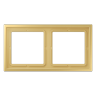 Рамка двухместная Jung LSZME982BFC