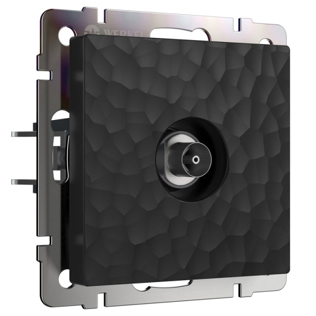 ТВ-розетка Werkel Hammer черный 4690389163081 ТВ-розетка Werkel Hammer черный 4690389163081