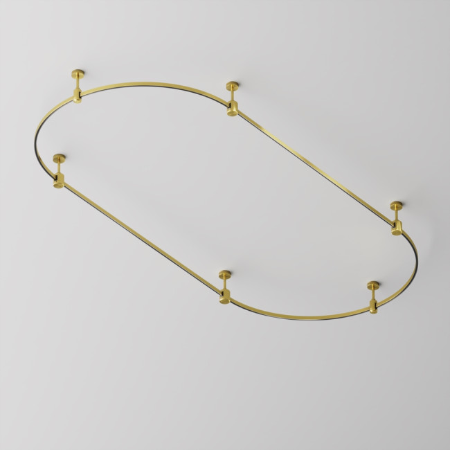 Шинопровод магнитный полукруг Maytoni Flarity TRX154-SR-D800-BS