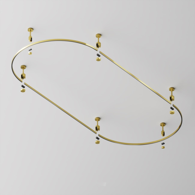 Шинопровод магнитный полукруг Maytoni Flarity TRX154-SR-D800-BS