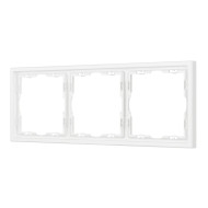 Рамка пластиковая Arlight FRM-NOBE-SFPL-3-WH 054219