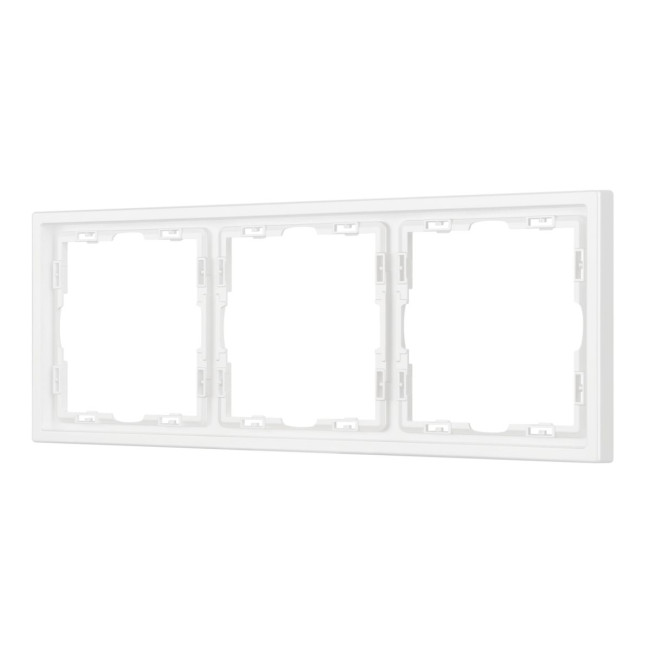 Рамка пластиковая Arlight FRM-NOBE-SFPL-3-WH 054219 Рамка пластиковая Arlight FRM-NOBE-SFPL-3-WH 054219