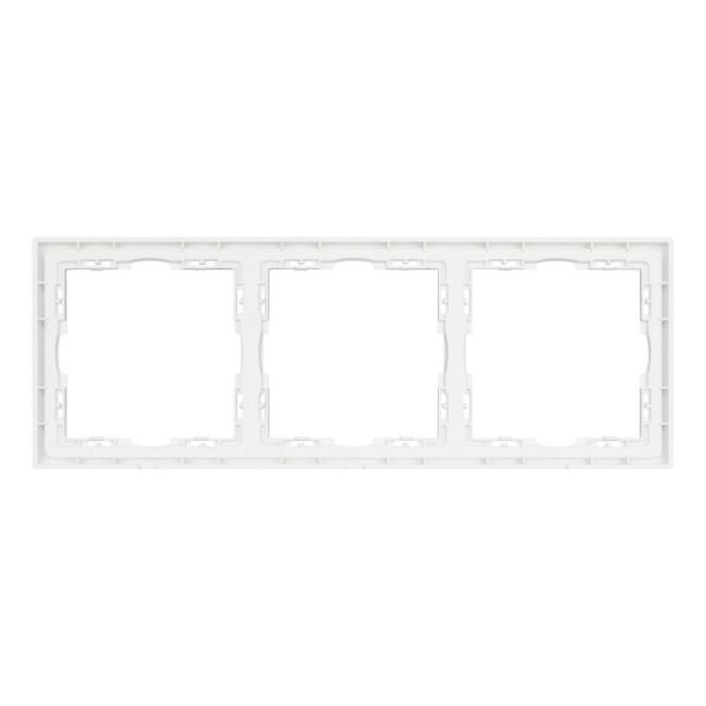 Рамка пластиковая Arlight FRM-NOBE-SFPL-3-WH 054219 Рамка пластиковая Arlight FRM-NOBE-SFPL-3-WH 054219