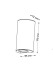 Уличный настенный светильник Italline IT3722 Уличный настенный светильник Italline IT3722