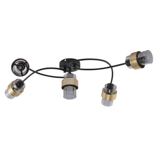 Потолочная люстра Escada Hurricane 1139/5P Black/Gold Потолочная люстра Escada Hurricane 1139/5P Black/Gold