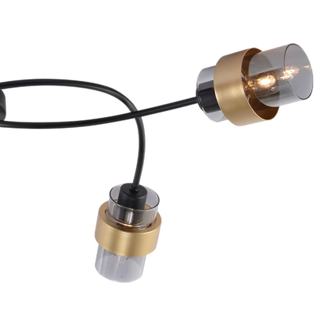 Потолочная люстра Escada Hurricane 1139/5P Black/Gold Потолочная люстра Escada Hurricane 1139/5P Black/Gold