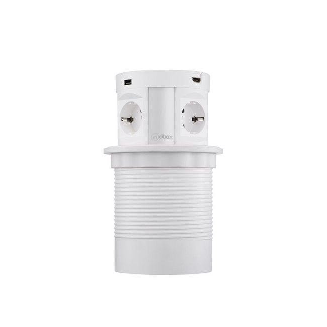 Блок розеток 107J (4 секции, 2 USB и 2 HDMI) Mebax 00-00001170 Блок розеток 107J (4 секции, 2 USB и 2 HDMI) Mebax 00-00001170