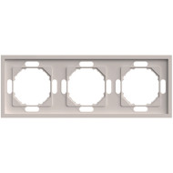 Рамка 3-местная Stekker Эмили PFR00-5003-08 кашемир soft touch 49912