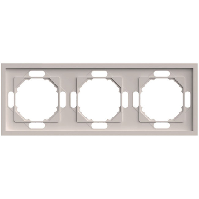 Рамка 3-местная Stekker Эмили PFR00-5003-08 кашемир soft touch 49912 Рамка 3-местная Stekker Эмили PFR00-5003-08 кашемир soft touch 49912