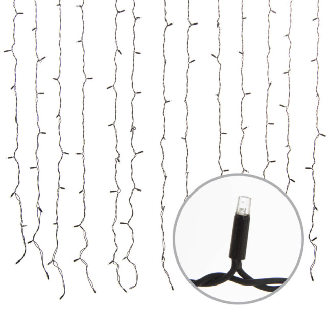 Уличная светодиодная гирлянда Uniel занавес (UL-00003937) разноцветный ULD-C2030-240/TBK Multi IP67 Уличная светодиодная гирлянда Uniel занавес (UL-00003937) разноцветный ULD-C2030-240/TBK Multi IP67