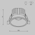 Встраиваемый светильник Maytoni Round DL058-7W3K-B Встраиваемый светильник Maytoni Round DL058-7W3K-B