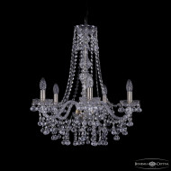 Подвесная люстра Bohemia Ivele Crystal 1409/5/195/h-63 Pa Подвесная люстра Bohemia Ivele Crystal 1409/5/195/h-63 Pa