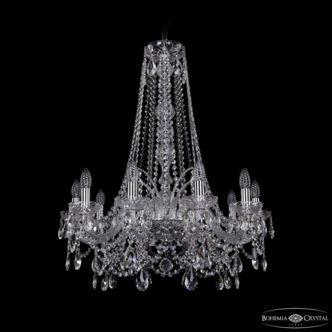 Подвесная люстра Bohemia Ivele Crystal 1411/10/240/h-83 Ni