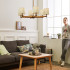 Люстра на штанге ImperiumLoft Stavra Jorgenson Beige/Light Wood 203573-26