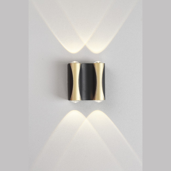 Уличный настенный светильник Crystal Lux CLT 022W2 BL-GO 4000K