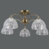 Потолочная люстра ILLUMICO IL0564-5CSQ-25AB ELITE Потолочная люстра ILLUMICO IL0564-5CSQ-25AB ELITE