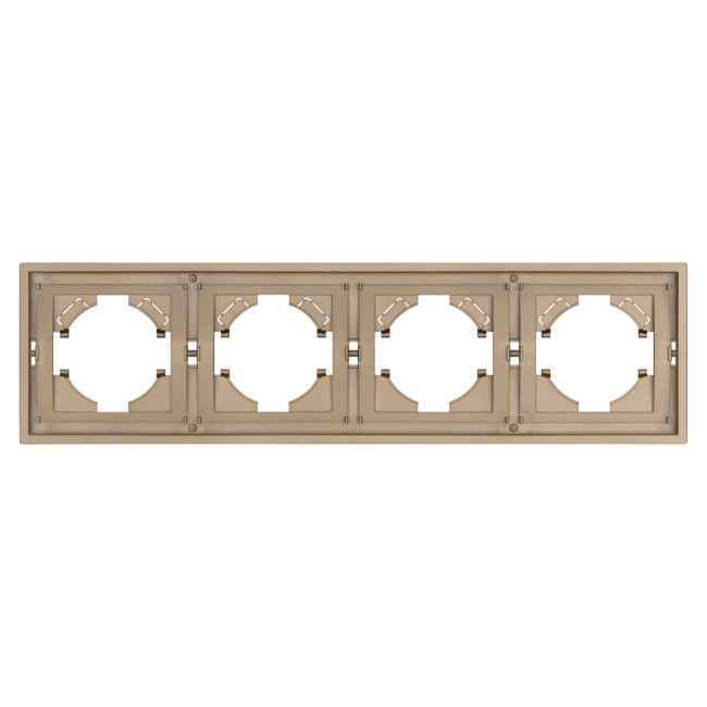 Рамка пластиковая на 4 поста Arlight FRM-TENDO-PL-4-GD 053850