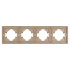 Рамка пластиковая на 4 поста Arlight FRM-TENDO-PL-4-GD 053850