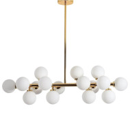 Подвесная люстра Lumina Deco Marsiada LDP 6033-16 GD Подвесная люстра Lumina Deco Marsiada LDP 6033-16 GD