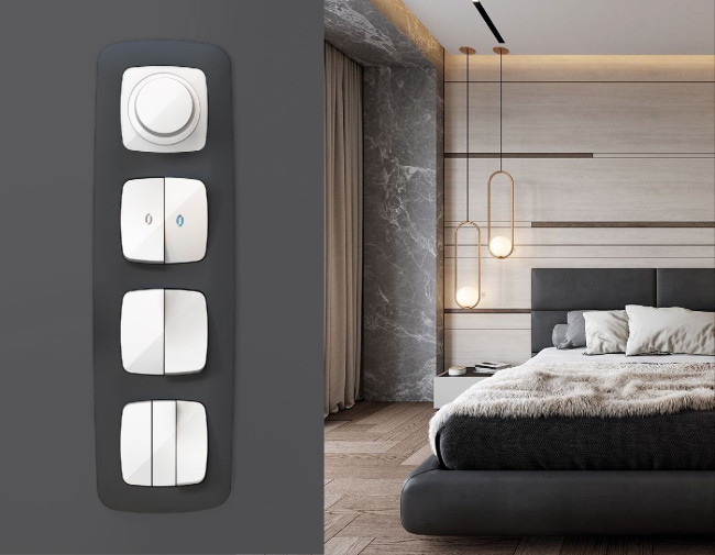 Лицевая панель для светорегулятора универсального Ambrella Volt Omega OP1255 Лицевая панель для светорегулятора универсального Ambrella Volt Omega OP1255