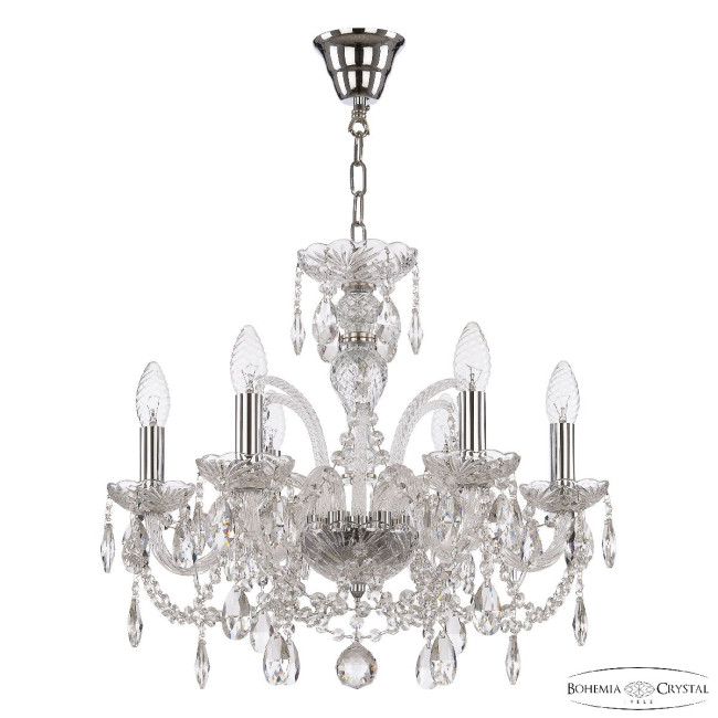 Подвесная люстра Bohemia Ivele Crystal 105/6/165 Ni Подвесная люстра Bohemia Ivele Crystal 105/6/165 Ni