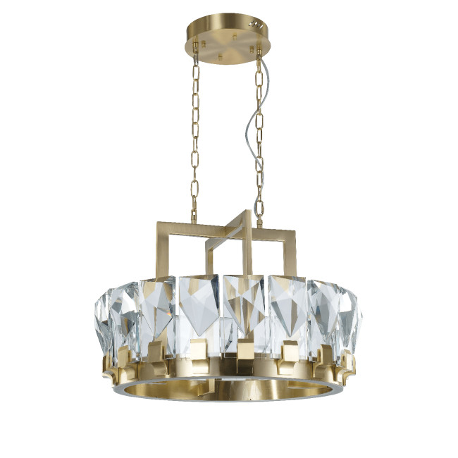 Люстра GM0034-P12-2 ant.brass