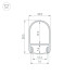 Профиль Arlight WARDROBE-1930-2000 ANOD BLACK 054943 Профиль Arlight WARDROBE-1930-2000 ANOD BLACK 054943