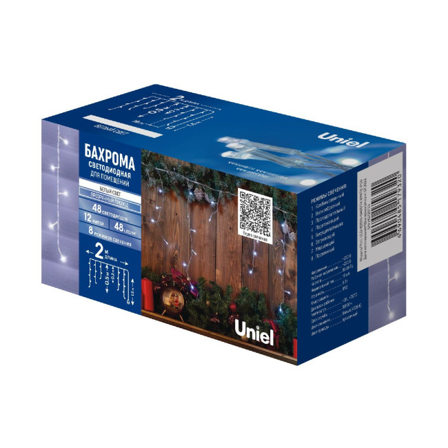 Гирлянда Uniel ULD-B2005-048/DTA WHITE IP20 UL-00010873