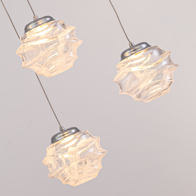 Подвесной светильник MD25030003-5B chrome/clear Подвесной светильник MD25030003-5B chrome/clear