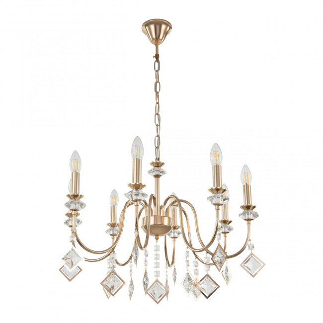 Подвесная люстра Arte Milano 342101/8 FGD Подвесная люстра Arte Milano 342101/8 FGD