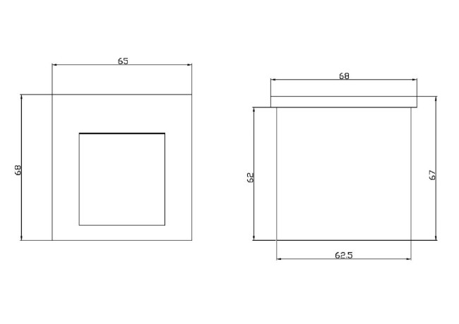 Встраиваемый светильник Maytoni Arca O038-L3W