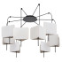 Подвесная люстра Arte Lamp Trixie A7084SP-8BK